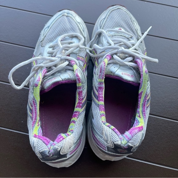 Asics Womens Gel Enhance Ultra T05CQ Gray Running Shoes Sneakers Size 9 - Picture 5 of 8